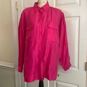 Stunt collections buttons down shirt 100% silk